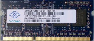 4GB 1Rx8 PC3L-12800S-11-12-B4 Nanya