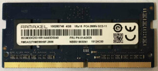 4GB 1Rx16 PC4-2666V-SC0-11 Ramaxel