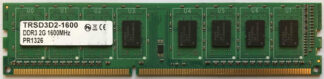 2GB 1Rx8 PC3-12800U TRS