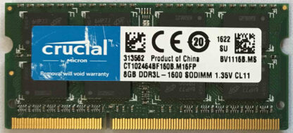 8GB DDR3L-1600 SODIMM Crucial