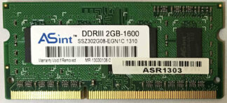 2GB 2Rx8 PC3-10600S Asint