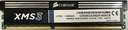4GB 2Rx8 PC3-12800U XMS3 Corsair