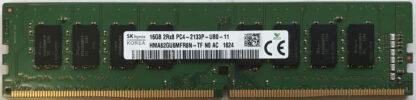 16GB 2Rx8 PC4-2133-UB0-11 SKhynix