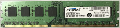 8GB 2Rx8 PC3-12800U Crucial