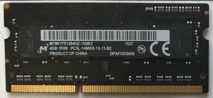 4GB 1Rx8 PC3L-14900S-13-13-B2 Micron