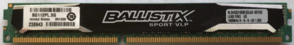 4GB 2Rx8 PC3-12800U Crucial Ballistix