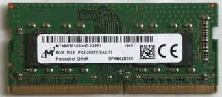 8GB 1Rx8 PC4-2666V-SA1-11 Micron