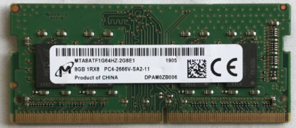 8GB 1Rx8 PC4-2666V-SA2-11 Micron