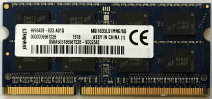 8GB 2Rx8 PC3-12800S Kingston