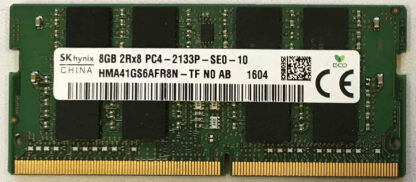 8GB 2Rx8 PC4-2133-SE0-10 SKhynix