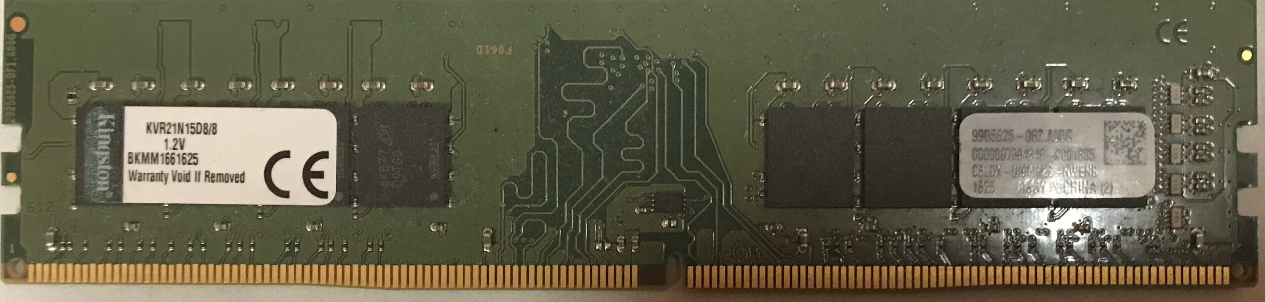 8GB 2Rx8 PC4-2133 Kingston