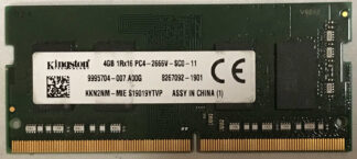 4GB 1Rx8 PC4-2666V-SC0-11 Kingston