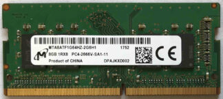 8GB 1Rx8 PC4-2666V-SA1-11 Micron